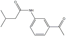 N-(3-acetylphenyl)-3-methylbutanamide