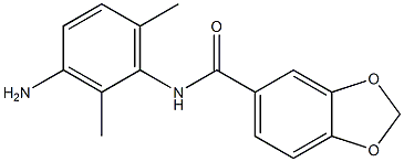 N-(3-amino-2,6-dimethylphenyl)-1,3-benzodioxole-5-carboxamide