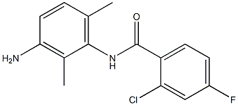 N-(3-amino-2,6-dimethylphenyl)-2-chloro-4-fluorobenzamide Structure