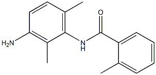 N-(3-amino-2,6-dimethylphenyl)-2-methylbenzamide 化学構造式