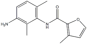 N-(3-amino-2,6-dimethylphenyl)-3-methyl-2-furamide,,结构式