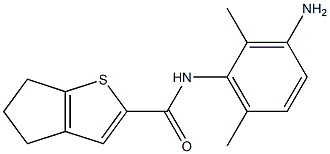 N-(3-amino-2,6-dimethylphenyl)-5,6-dihydro-4H-cyclopenta[b]thiophene-2-carboxamide Structure