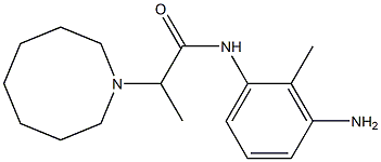 N-(3-amino-2-methylphenyl)-2-(azocan-1-yl)propanamide Structure