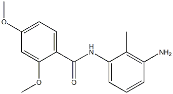 N-(3-amino-2-methylphenyl)-2,4-dimethoxybenzamide Struktur