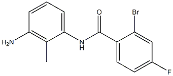 N-(3-amino-2-methylphenyl)-2-bromo-4-fluorobenzamide|