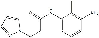 N-(3-amino-2-methylphenyl)-3-(1H-pyrazol-1-yl)propanamide Struktur