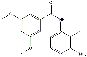N-(3-amino-2-methylphenyl)-3,5-dimethoxybenzamide Struktur