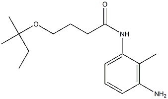 N-(3-amino-2-methylphenyl)-4-[(2-methylbutan-2-yl)oxy]butanamide