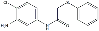 N-(3-amino-4-chlorophenyl)-2-(phenylsulfanyl)acetamide Structure