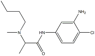 N-(3-amino-4-chlorophenyl)-2-[butyl(methyl)amino]propanamide|