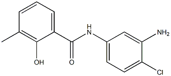 N-(3-amino-4-chlorophenyl)-2-hydroxy-3-methylbenzamide Struktur