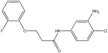 N-(3-amino-4-chlorophenyl)-3-(2-fluorophenoxy)propanamide|