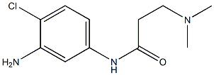 N-(3-amino-4-chlorophenyl)-3-(dimethylamino)propanamide,,结构式