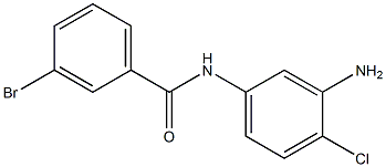 N-(3-amino-4-chlorophenyl)-3-bromobenzamide Struktur