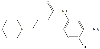 N-(3-amino-4-chlorophenyl)-4-(thiomorpholin-4-yl)butanamide Structure