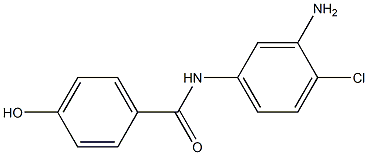 N-(3-amino-4-chlorophenyl)-4-hydroxybenzamide Struktur