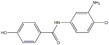 N-(3-amino-4-chlorophenyl)-4-hydroxybenzamide,,结构式