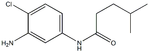 N-(3-amino-4-chlorophenyl)-4-methylpentanamide 结构式