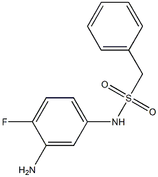 N-(3-amino-4-fluorophenyl)-1-phenylmethanesulfonamide Structure