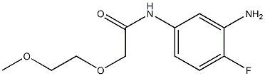 N-(3-amino-4-fluorophenyl)-2-(2-methoxyethoxy)acetamide Structure