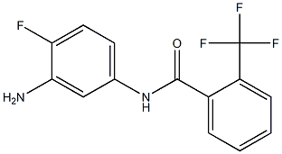 N-(3-amino-4-fluorophenyl)-2-(trifluoromethyl)benzamide Struktur