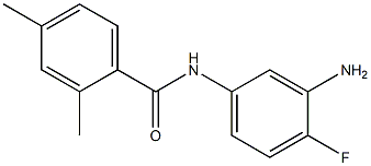 N-(3-amino-4-fluorophenyl)-2,4-dimethylbenzamide Struktur