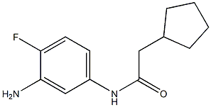 N-(3-amino-4-fluorophenyl)-2-cyclopentylacetamide
