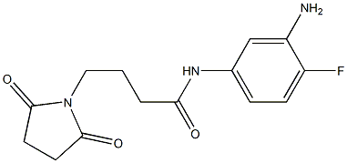 N-(3-amino-4-fluorophenyl)-4-(2,5-dioxopyrrolidin-1-yl)butanamide