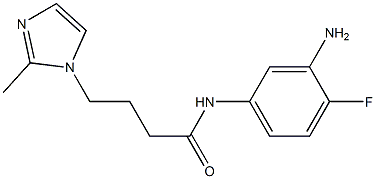 N-(3-amino-4-fluorophenyl)-4-(2-methyl-1H-imidazol-1-yl)butanamide