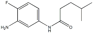 N-(3-amino-4-fluorophenyl)-4-methylpentanamide Structure