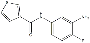 N-(3-amino-4-fluorophenyl)thiophene-3-carboxamide Structure