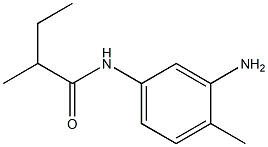 N-(3-amino-4-methylphenyl)-2-methylbutanamide,,结构式