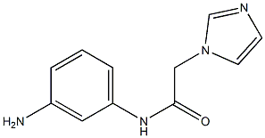 N-(3-aminophenyl)-2-(1H-imidazol-1-yl)acetamide Struktur