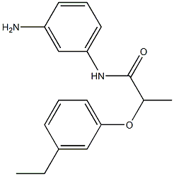 N-(3-aminophenyl)-2-(3-ethylphenoxy)propanamide Structure