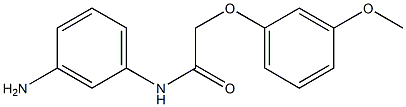 N-(3-aminophenyl)-2-(3-methoxyphenoxy)acetamide Struktur