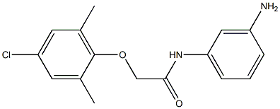 N-(3-aminophenyl)-2-(4-chloro-2,6-dimethylphenoxy)acetamide Structure