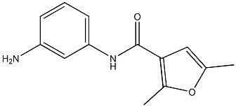 N-(3-aminophenyl)-2,5-dimethyl-3-furamide Struktur