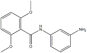 N-(3-aminophenyl)-2,6-dimethoxybenzamide Struktur