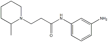 N-(3-aminophenyl)-3-(2-methylpiperidin-1-yl)propanamide