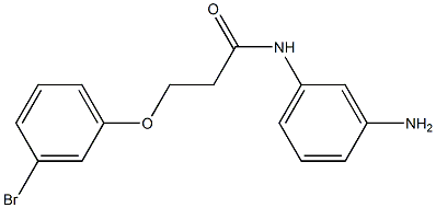 N-(3-aminophenyl)-3-(3-bromophenoxy)propanamide Structure