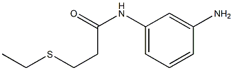 N-(3-aminophenyl)-3-(ethylsulfanyl)propanamide Structure