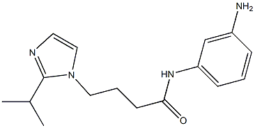 N-(3-aminophenyl)-4-[2-(propan-2-yl)-1H-imidazol-1-yl]butanamide