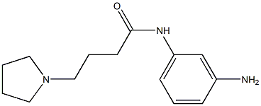 N-(3-aminophenyl)-4-pyrrolidin-1-ylbutanamide Structure