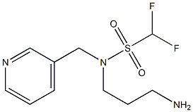 N-(3-aminopropyl)-1,1-difluoro-N-(pyridin-3-ylmethyl)methanesulfonamide