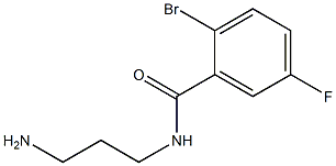 N-(3-aminopropyl)-2-bromo-5-fluorobenzamide|