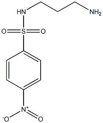 N-(3-aminopropyl)-4-nitrobenzenesulfonamide Struktur