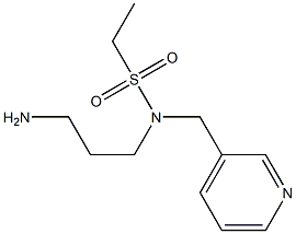 N-(3-aminopropyl)-N-(pyridin-3-ylmethyl)ethane-1-sulfonamide