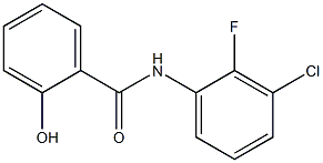 N-(3-chloro-2-fluorophenyl)-2-hydroxybenzamide Structure