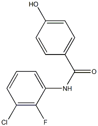 N-(3-chloro-2-fluorophenyl)-4-hydroxybenzamide Structure