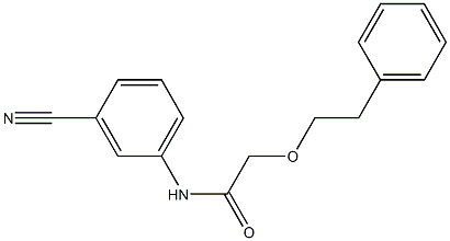 N-(3-cyanophenyl)-2-(2-phenylethoxy)acetamide